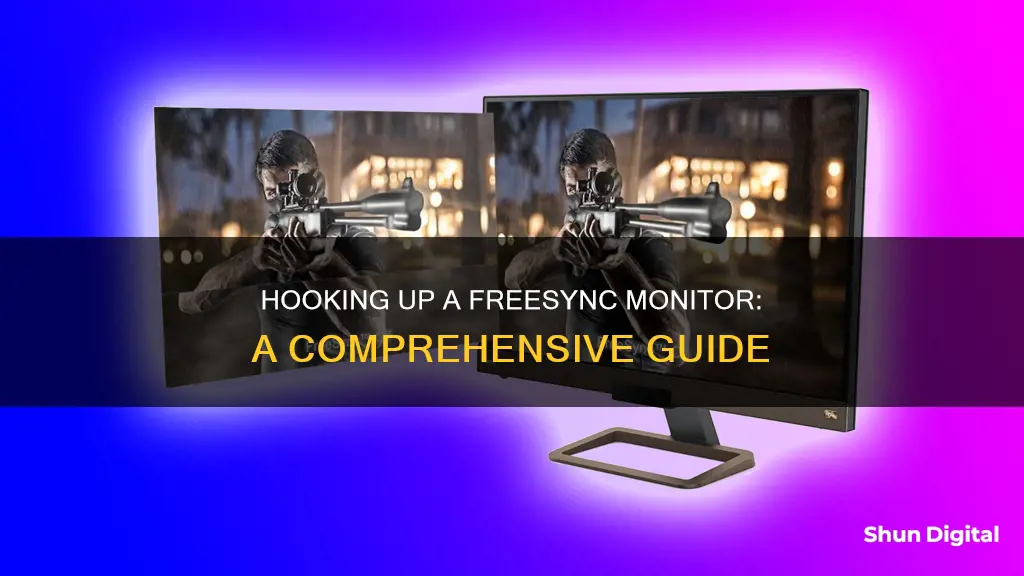 how to hook up a freesync monitor