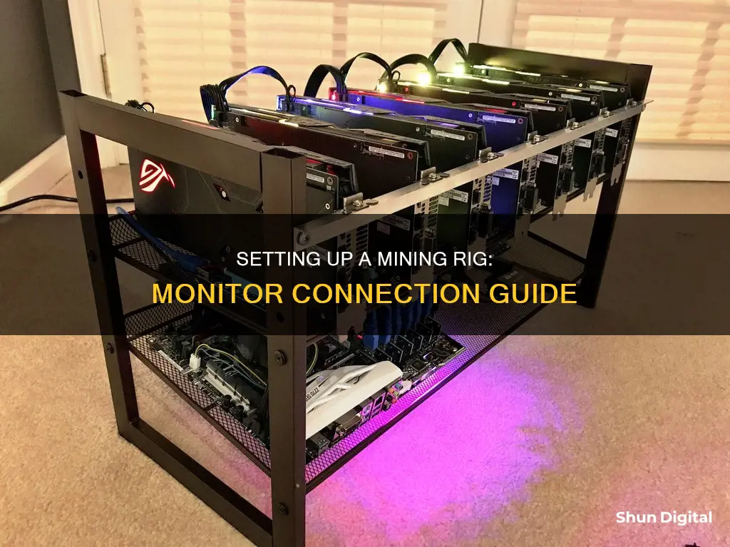 how to hook up a mining rig to monitor