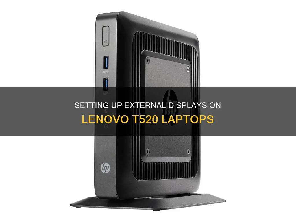 how to hook up a monitor to a lenovo t520