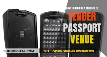 Connecting a Monitor to Your Fender Passport Venue