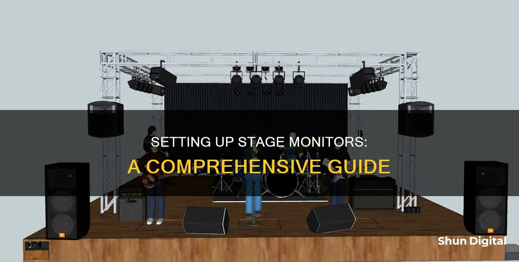 how to hook up a stage monitor