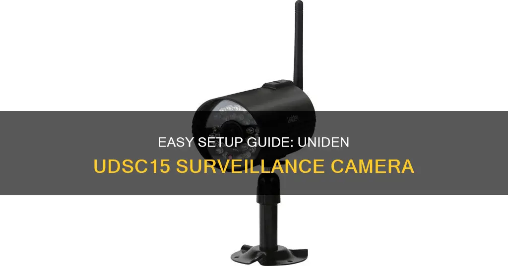 how to hook up a uniden udsc15 surveillance camera