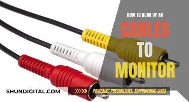 Connecting AV Cables to Your Monitor: A Simple Guide