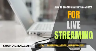 Connecting Your Camera to a Computer for Live Streaming