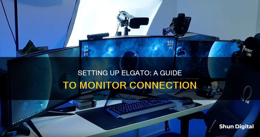 how to hook up elgato to monitor