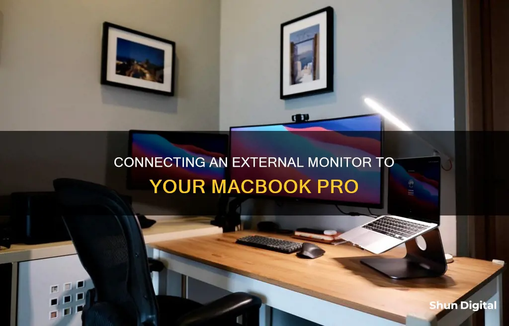 how to hook up external monitor to macbook pro