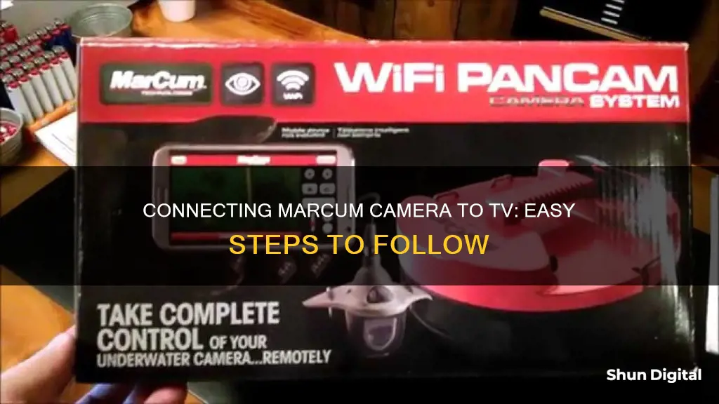 how to hook up marcum camera to tv