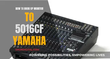 Easy Guide: Connecting a Monitor to Yamaha 5016CF