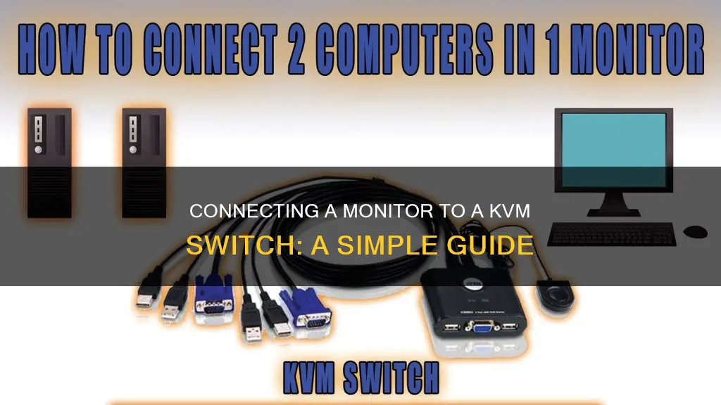 how to hook up monitor to kvm switch