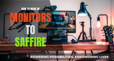 Setting Up Saffire: Monitor Connection Guide