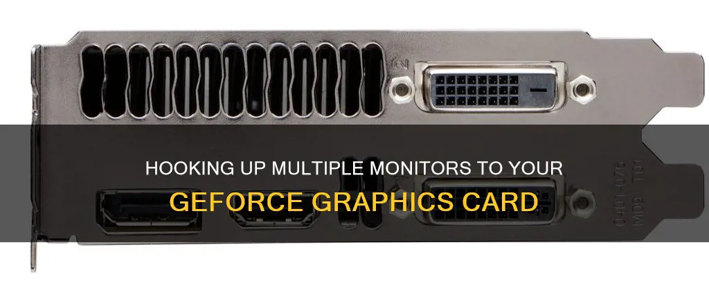 how to hook up multiple monitors to geforce graphics card