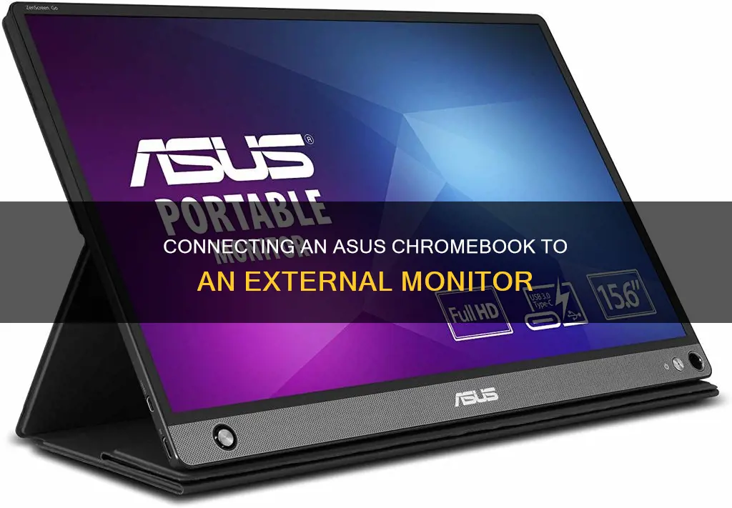 how to hook up my asus chromebbok o external monitor