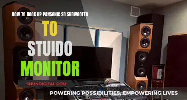 Connecting Pansonic SB Subwoofer to Studio Monitors: A Step-by-Step Guide