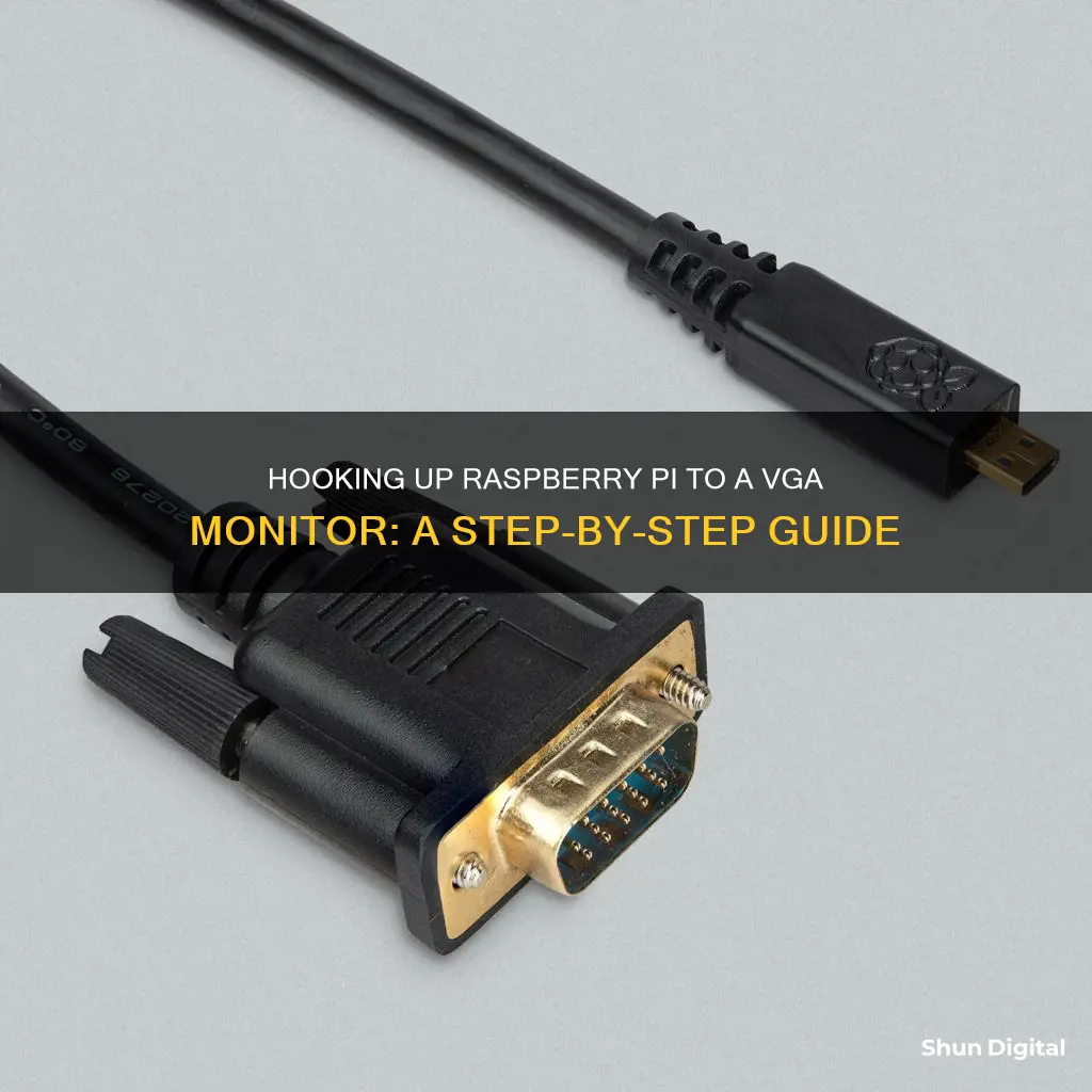 how to hook up raspberry pi to vga monitor