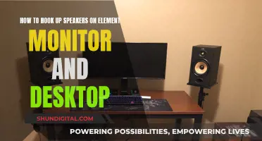 Easy Speaker Setup: Element Monitor and Desktop Edition