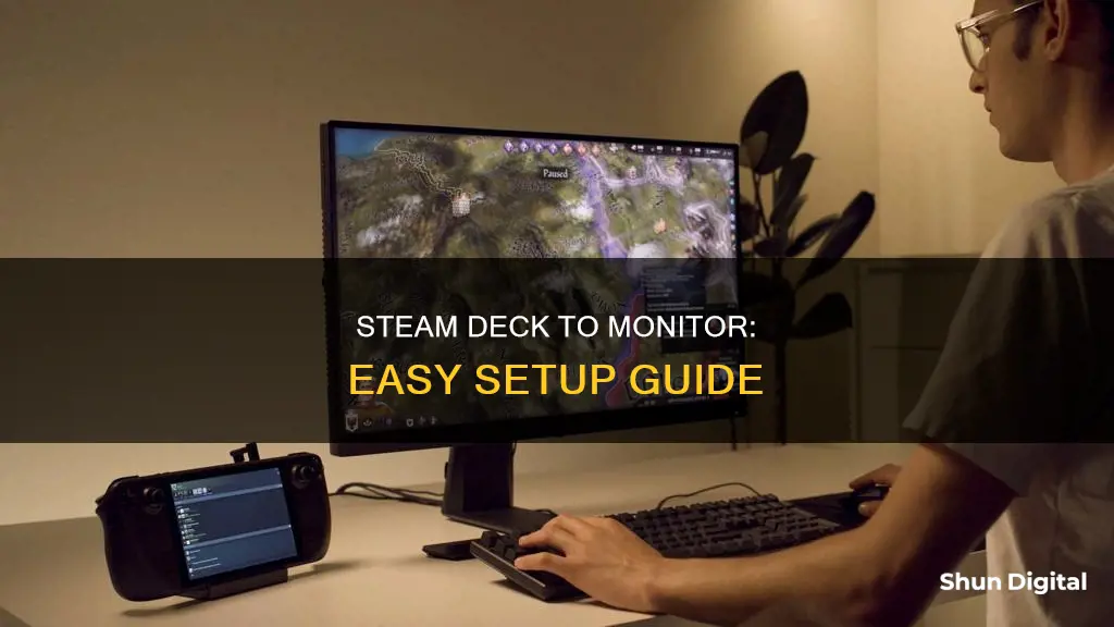 how to hook up steam deck to monitor