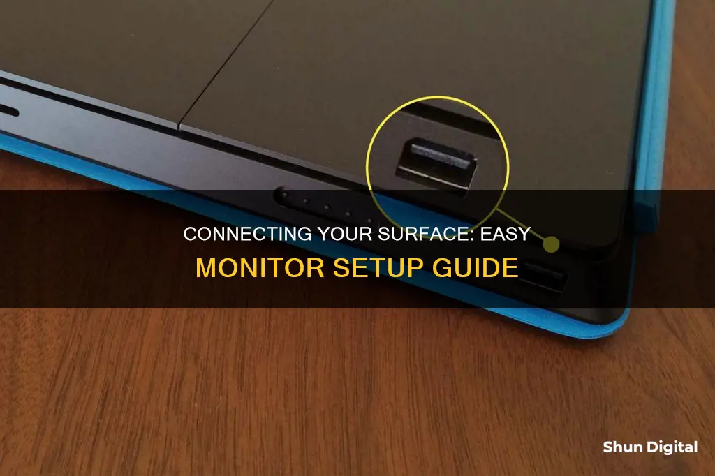 how to hook up surface to monitor