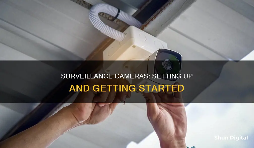 how to hook up surveillance cameras