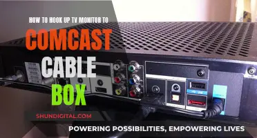 Connecting Your TV Monitor to a Comcast Cable Box