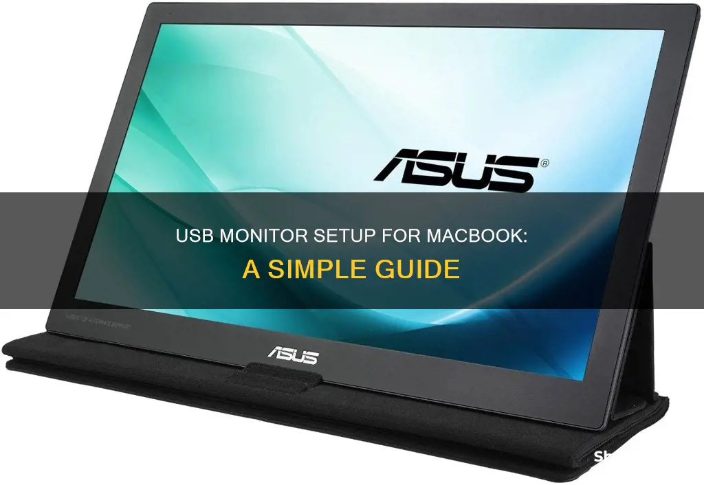 how to hook up usb monitor to macbook