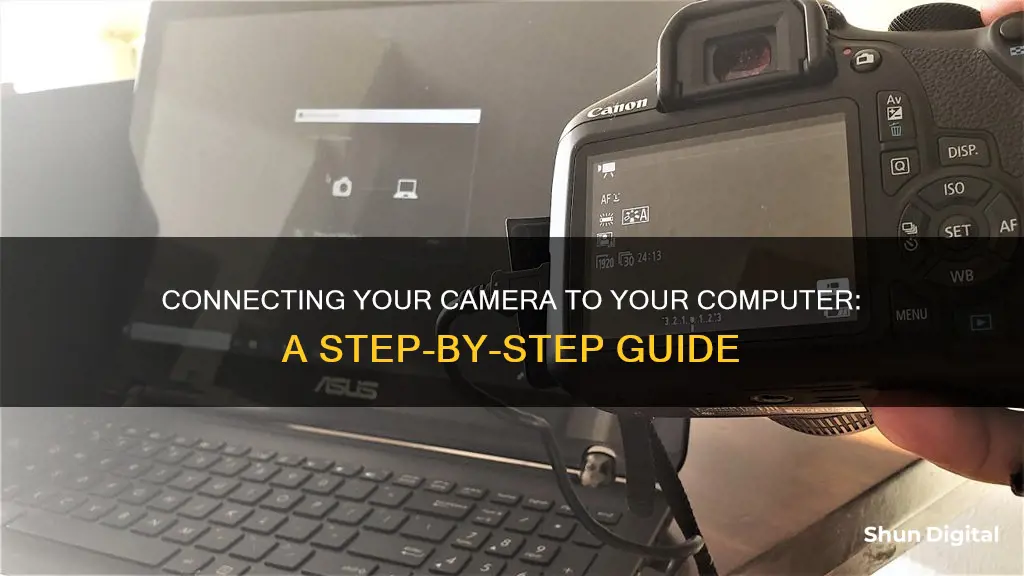 how to hook up your camera to your computer