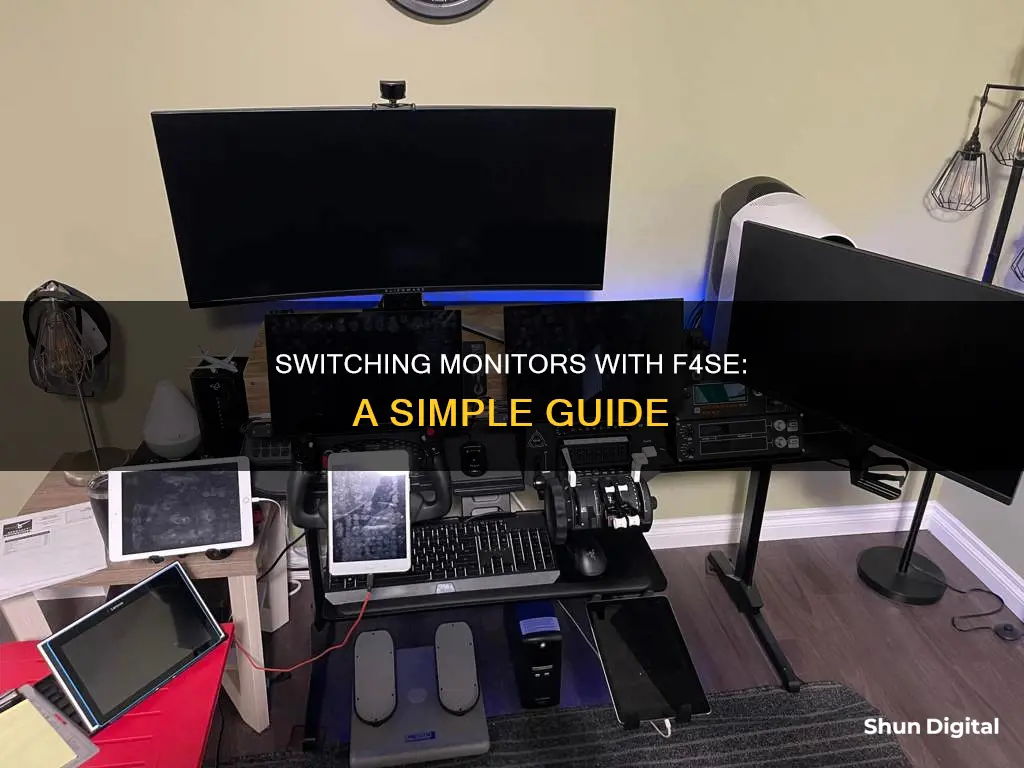how to i switch monitors for f4se