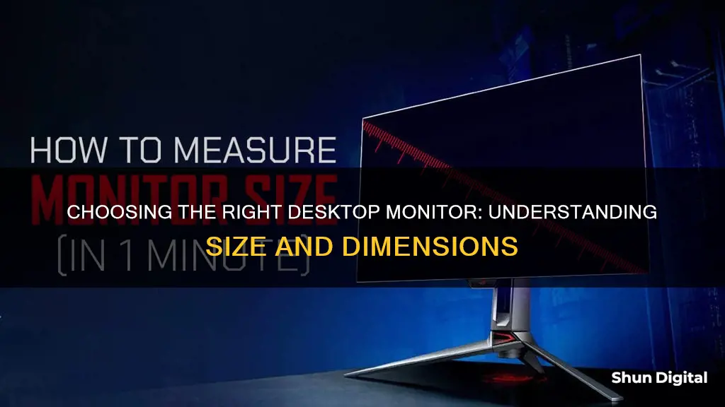 how to identify desktop monitor size