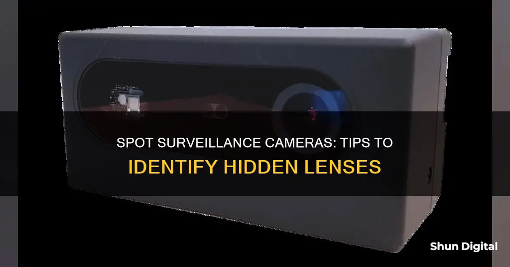 how to identify surveillance cameras