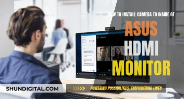Setting Up an Internal Camera for Your ASUS Monitor