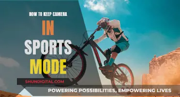 Capturing Sports Action: Keeping Your Camera in Sports Mode