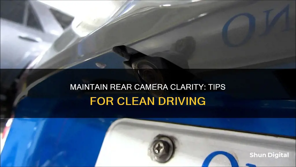 how to keep rear car camera clean