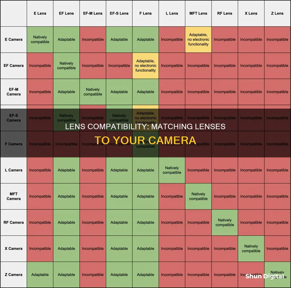 how to know what lenses are compatible with my camera