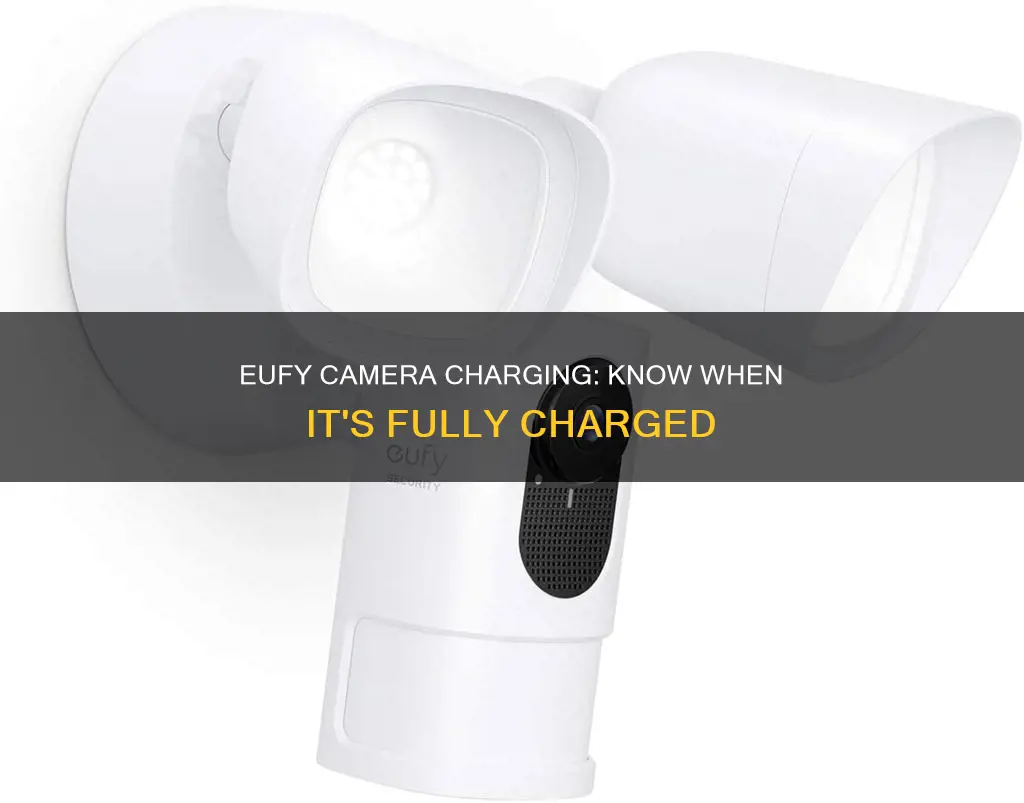 how to know when eufy camera is fully charged