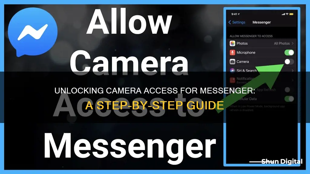 how to let messenger see my camera