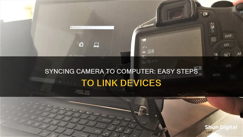 how to link camera to computer