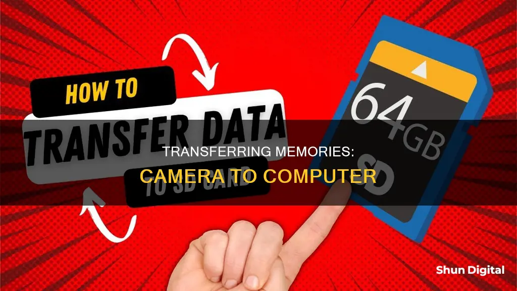 how to load memory from camera into computer