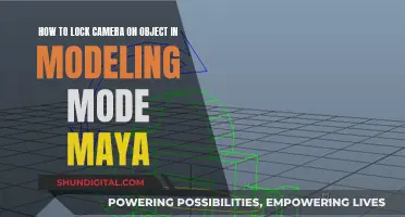 Locking Camera Tricks: Maya Modeling Mode