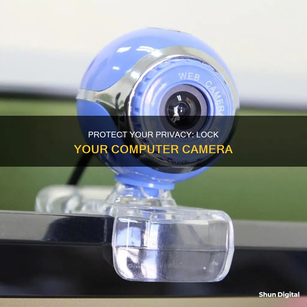 how to lock the computer camera