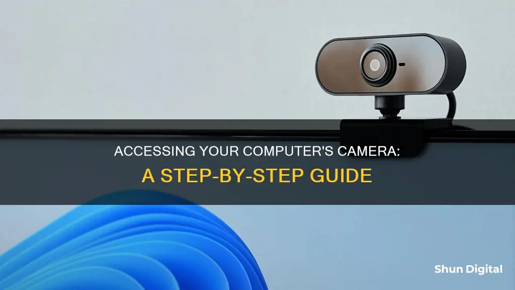 how to log into computer camera