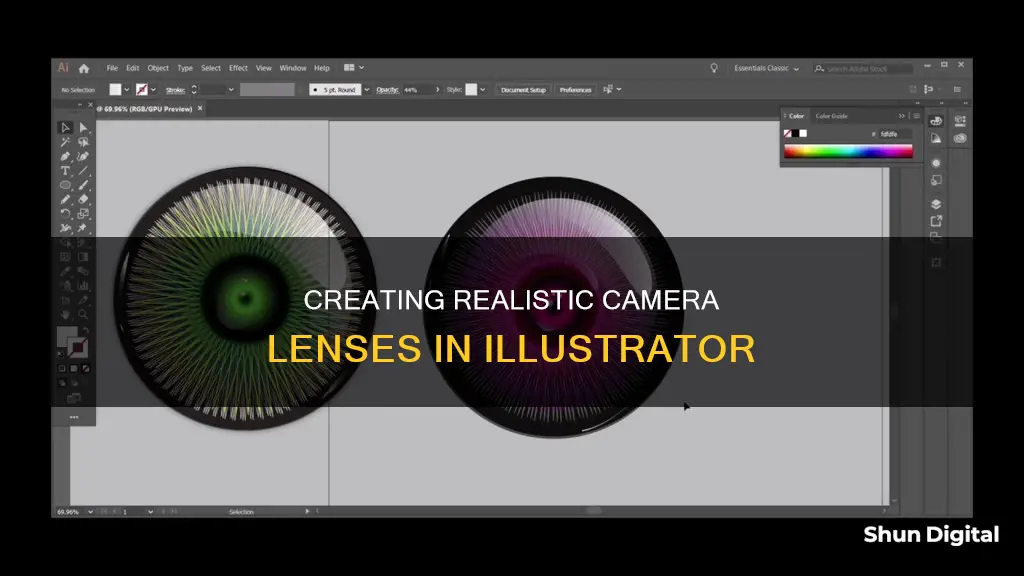 how to made camera lense on illustrator