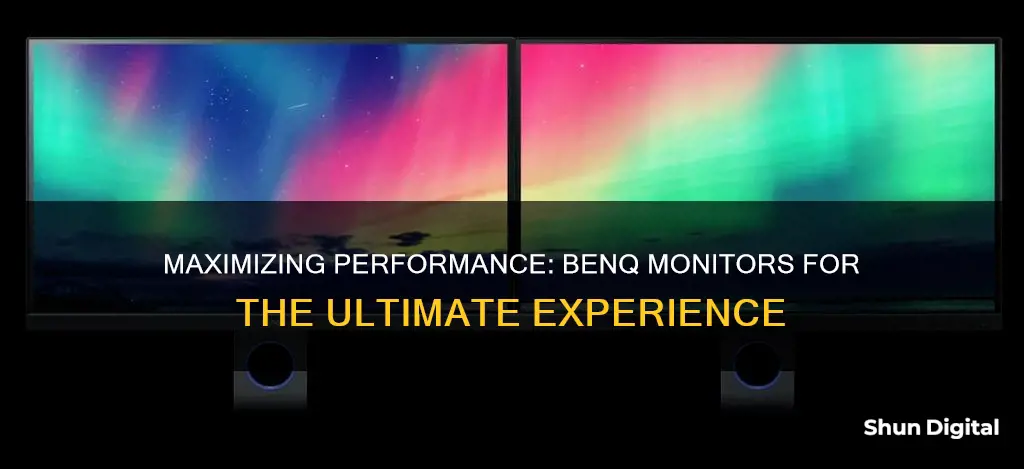 how to maximize performance on benq monitor