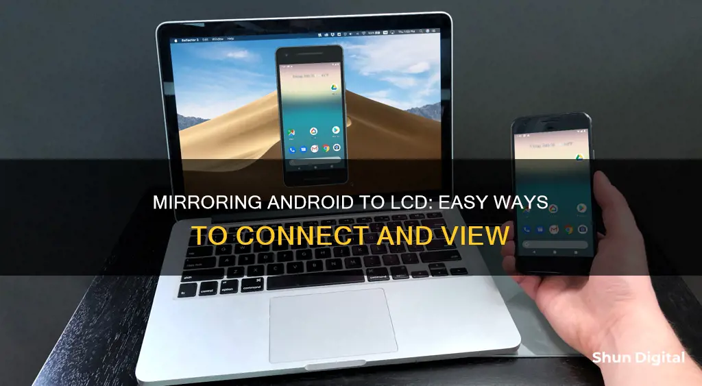 how to mirror android to an lcd monitor