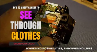 Hacking Camera Equipment to See Through Clothing