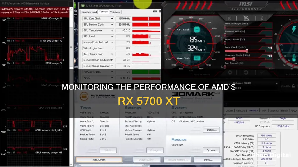 how to monitor 5700 xt performance