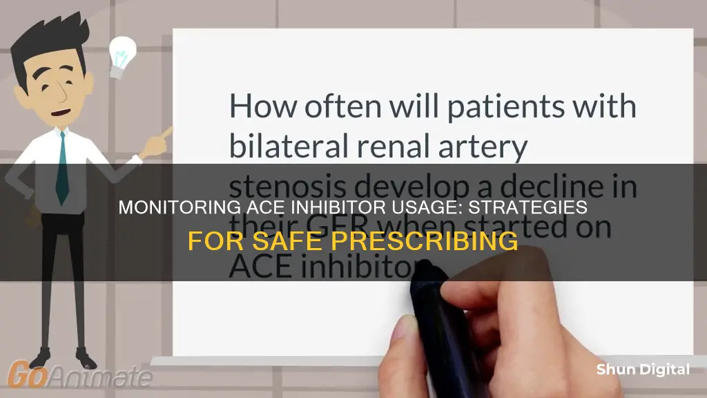 how to monitor ace inhibitor usage