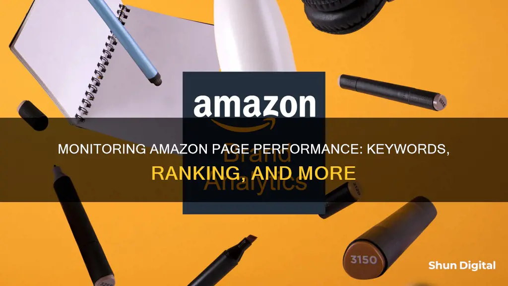 how to monitor amazon page performance including keywords ranking