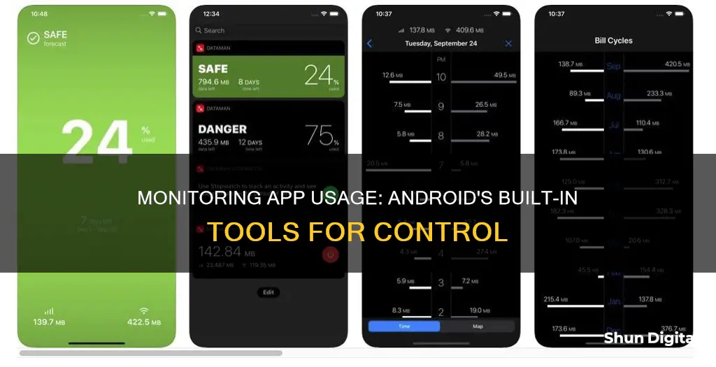 how to monitor app usage on android