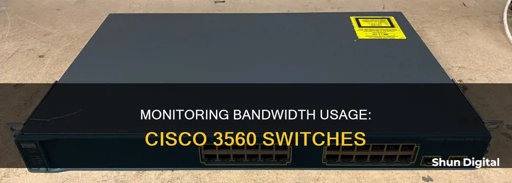 how to monitor bandwidth usage on cisco 3560