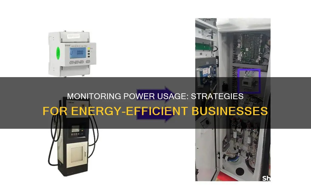 how to monitor business power usage