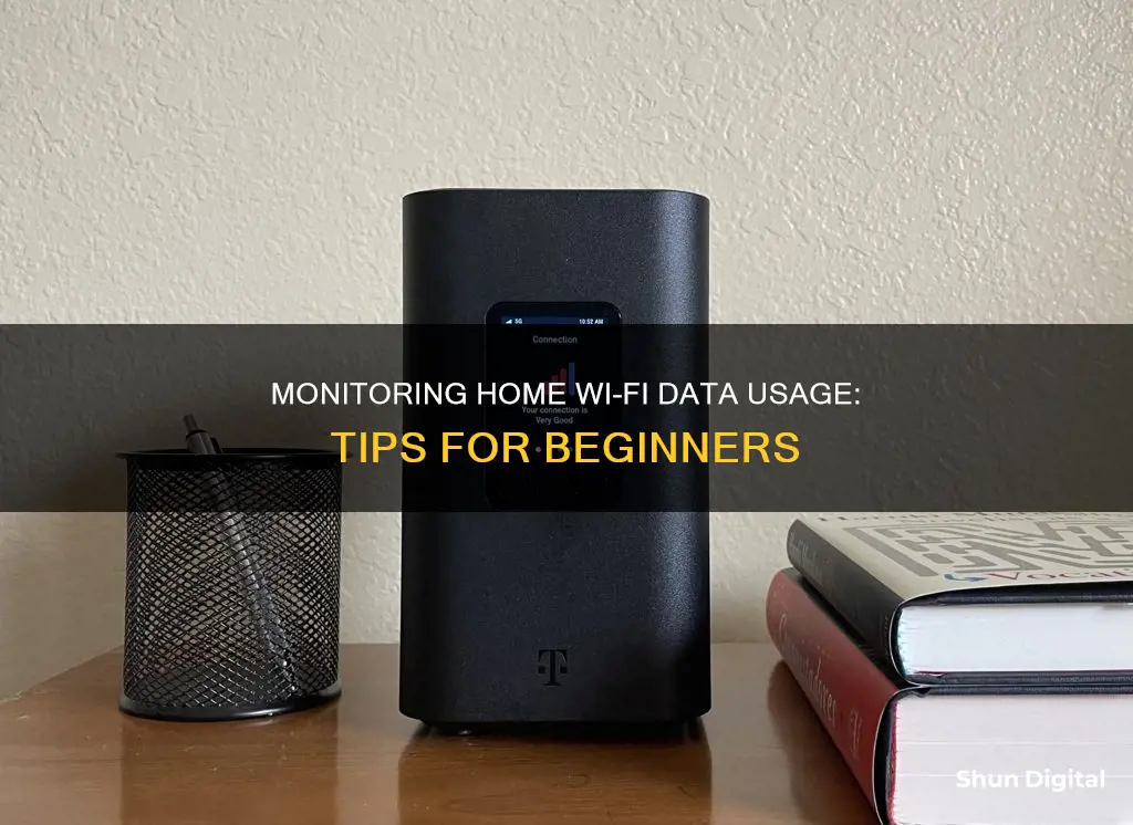 how to monitor data usage on a home wifi